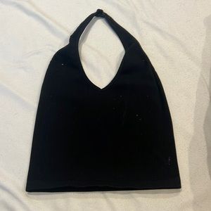 Size small. Color black. Brand not sure